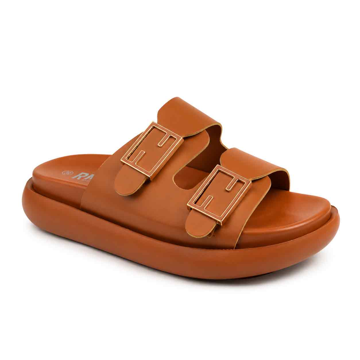Sandale Compense pour femme 8099 marron Sandales médicales femme Maroc